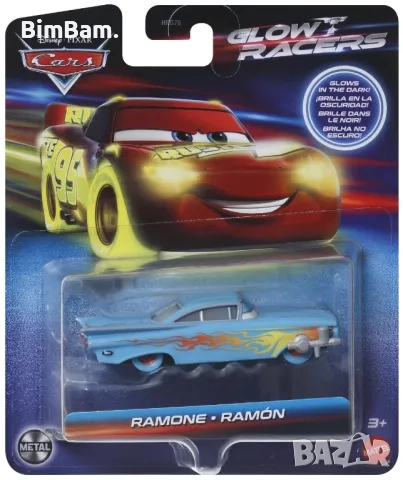 Оригинална количка Cars Glow Racers Ramone - светещ / Disney / Pixar / Колите