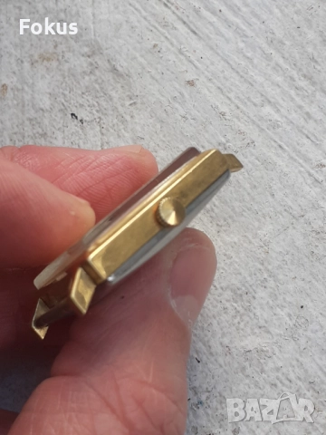 Мъжки механичен часовник Слава - 20 микрона позлата, снимка 2 - Антикварни и старинни предмети - 52695406