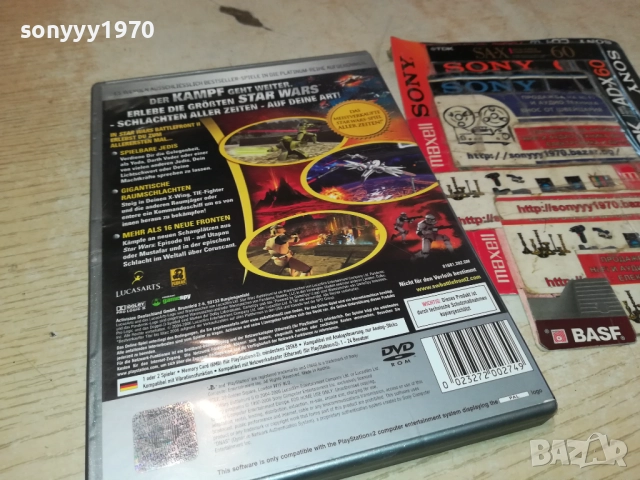 SONY PS2 GAME-STAR WARS 2711250928, снимка 8 - Игри за PlayStation - 52557460