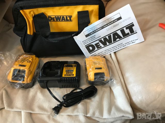 2/две Батерия и Зарядно DEWALT 20V MAX* Starter Kit - DCB246CK от САЩ, снимка 7 - Други инструменти - 46716536