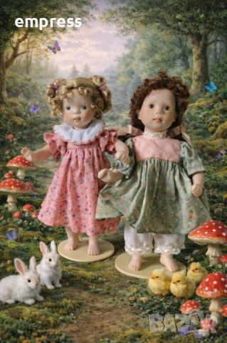 Порцеланови кукли Franklin Heirloom Dolls , снимка 2 - Колекции - 52897574