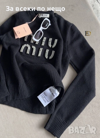 Miu Miu Дамски Пуловер - 4 Налични Цвята Код SK371, снимка 4 - Блузи с дълъг ръкав и пуловери - 52853988