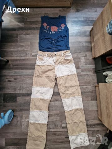 Дамски панталон Bershka с падарък потник, снимка 5 - Панталони - 45371595