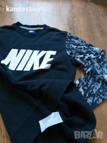 NIKE CLUB CREW TERRY CAMO - страхотна мъжка блуза С, снимка 5 - Спортни дрехи, екипи - 48826580