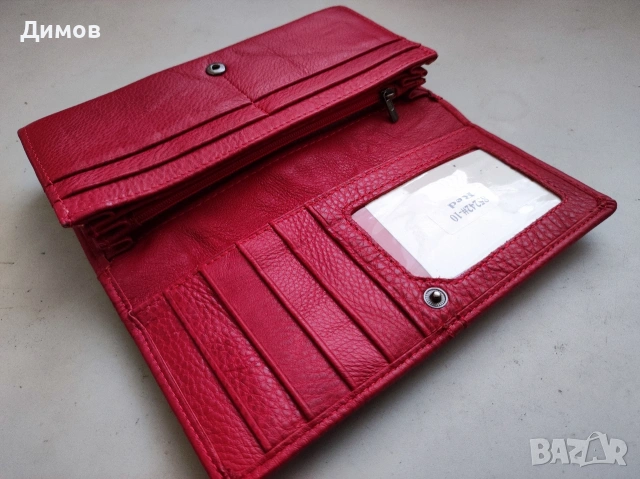 Качествено дамско портмоне естествена кожа портфейл , снимка 7 - Портфейли, портмонета - 54036191