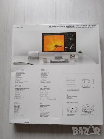 Продавам:Satechi Stand & Hub за Mac Mini / Studio с NVMe SSD Enclosure, снимка 2 - Друга електроника - 52406414