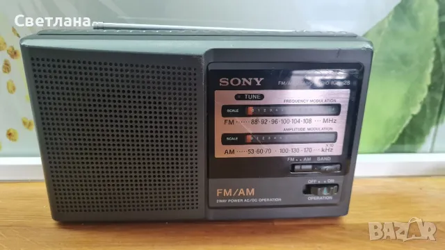 Портативно радио Sony icf-28, снимка 1
