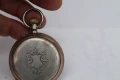 Швейцарски джобен сребърен часовник , снимка 5