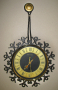 Стар стенен часовник Янтарь Янтар 1970-те г. електромеханичен, отличен, снимка 1 - Стенни часовници - 44942669