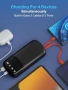 Нова Преносима батерия 48600mAh 22,5W USB-C + 3 порта кабели Power bank, снимка 2