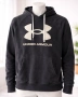 Мъжко суичър Under Armour Hoodie – 2XL черно ползвано (Широка кройка) hoodie худи, снимка 1