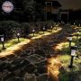 Комплект Соларни лампи за градина 10 броя, снимка 1