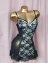 Hunkemoller 75 D Черна дантелена рокля/ нощница/, снимка 1