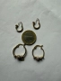 4.68гр 0912    златни обеци / златно  / злато / GOLD 585 / 14 карата 142 лв за грам -4 броя обеци от, снимка 2