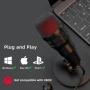 Нов USB кондензаторен микрофон RGB за PC Mac PS4 PS5 стрийминг подкаст YouTube, снимка 2