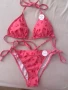 Дамски розов бански от две части , снимка 1
