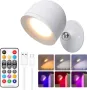 Безжична, магнитна LED стенна лампа с гласово , дистанционно и сензорно управление, снимка 1