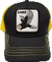     GOORIN BROS шапка Black Eagle Орел Черно + Жълто шапка с Козирка Фенска