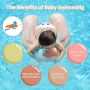 Надуваема бебешка плувка Swimbobo с безопасна дънна опора за по-безопасно плуване, играчка за плувен, снимка 4