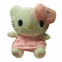 Играчка Hello Kitty, Плюшена,  Бяло/Розово, 29х23 см, снимка 1 - Плюшени играчки - 44951774