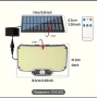 LED соларно осветление със сензор за движение, снимка 5