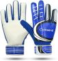 Футболни вратарски ръкавици, wecdoit, мъжки, латекс, сини, размер 6 и 7