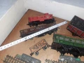 Лот части влакче вагони конструктор релси - стара игра, снимка 9