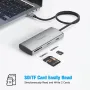 RSHTECH 10Gbps USB C хъб, 7-в-1 USB C многопортов адаптер с 4K HDMI, USB-A 3.2, 2 USB-C 3.2, снимка 4