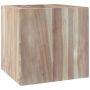 vidaXL Стенен шкаф за баня, 41x38x40 см, тиково дърво масив(SKU:338250