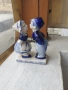 Порцеланова фигура Delffs Blue Hand Painted порцелан, снимка 2