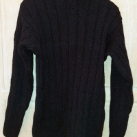 Два мъжки пуловера - Massimo Dutti сив и норвежки черен, снимка 6 - Пуловери - 44944325