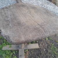 Автентична дървена дъска,лопата за месене на хляб, кръг с дръжка, снимка 6 - Други ценни предмети - 45380066