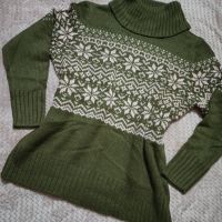Дамски дебел пуловер , снимка 1 - Блузи с дълъг ръкав и пуловери - 45243416
