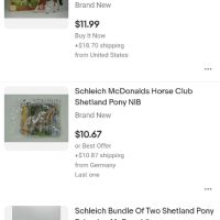 Schleich оригинални фигурки животни кончета made for McDonalds , снимка 8 - Фигурки - 45824980