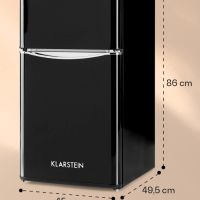 Ретро хладилник Klarstein 61L хладилник/24L фризер, снимка 12 - Хладилници - 45453447