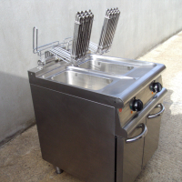 Професионален, италиански, електрически, двоен фритюрник на база BARON, снимка 11 - Обзавеждане на кухня - 44975917