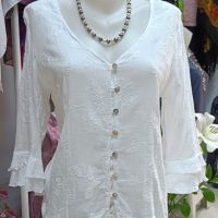 Дамски блузи и потници от памук, снимка 2 - Тениски - 45807204
