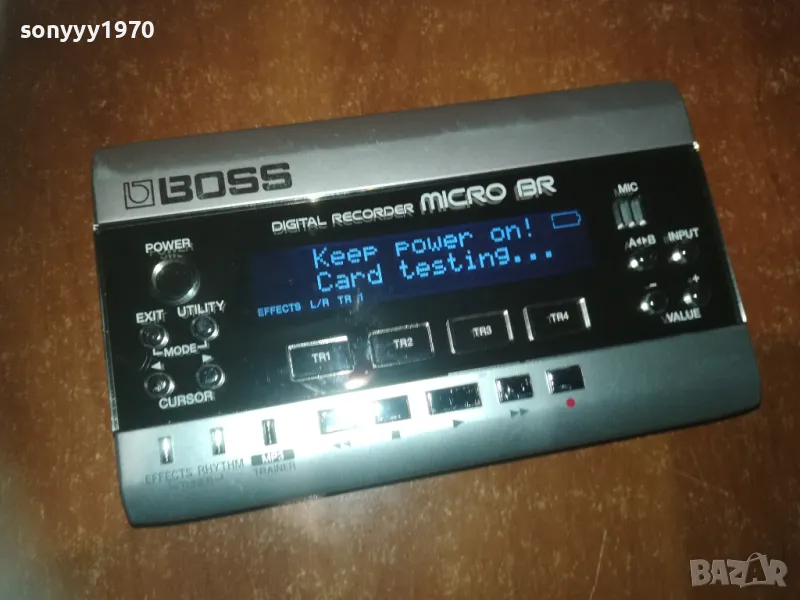 BOSS DIGITAL RECORDER MICRO BR 0510241317, снимка 1