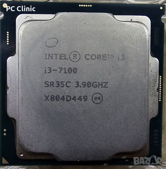 intel core i3 7100 3.90Ghz 2 cores 4 threads socket LGA 1151 DDR4/DDR3L процесор за компютър, снимка 1