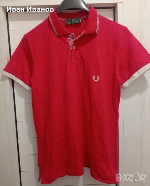 Оригинална фланелка с яка Fred Perry, снимка 1