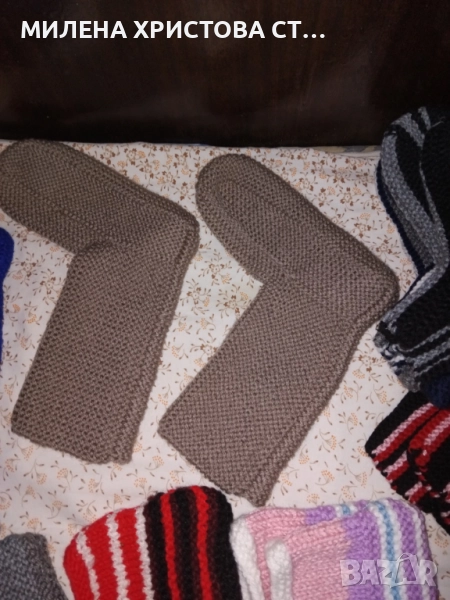 Чорапи зимни плетени 3/4 и къси 0896821326 еконт продажба, снимка 1
