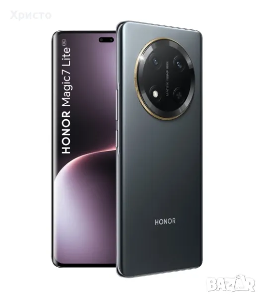 НОВ!!! HONOR Magic7 Lite, 8GB, 256GB, Titanium Black , снимка 1