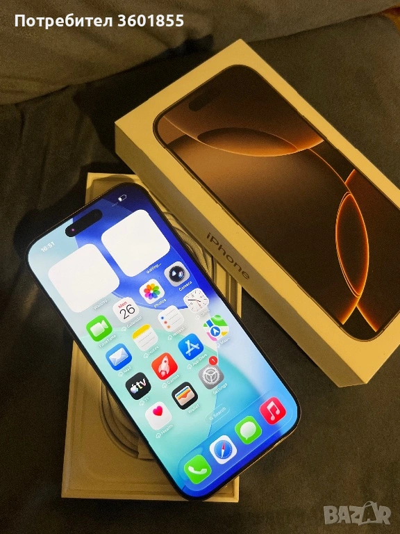 iPhone 16 PRO 256Gb Desert Titanium, снимка 1