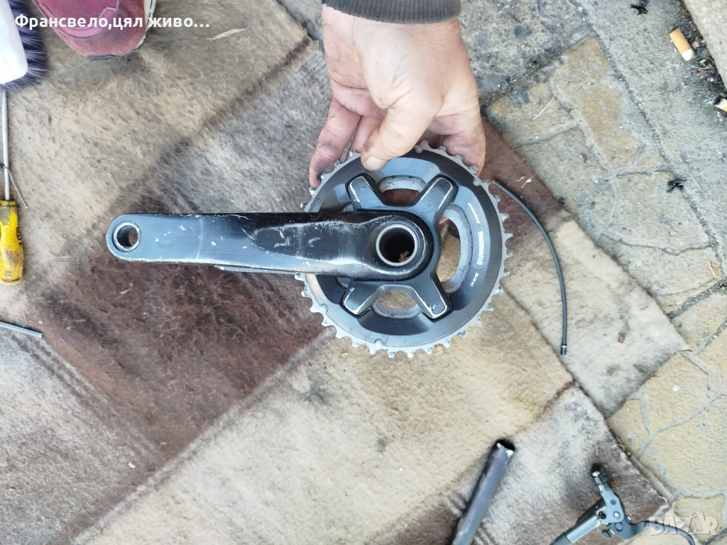 Курбел със средно движение за велосипед колело 11 скорости Shimano deore xt fc m8000, снимка 1