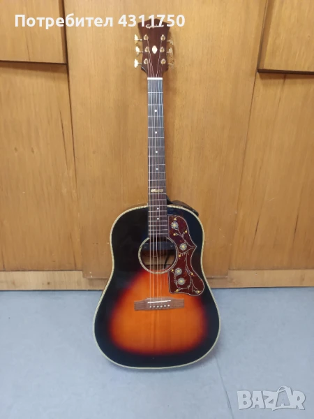 Акустична китара Epiphone aj35s произведена за 125 годишния юбилей на Epiphone , снимка 1