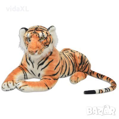vidaXL Плюшена детска играчка тигър кафява XXL（SKU:80163, снимка 1