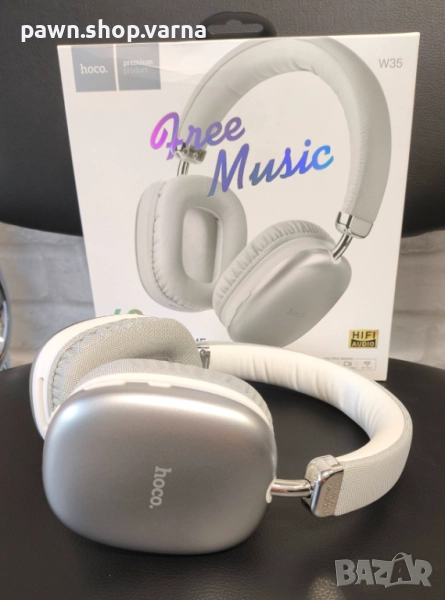 Нови безжични слушалки Hoco W35 – Silver, снимка 1