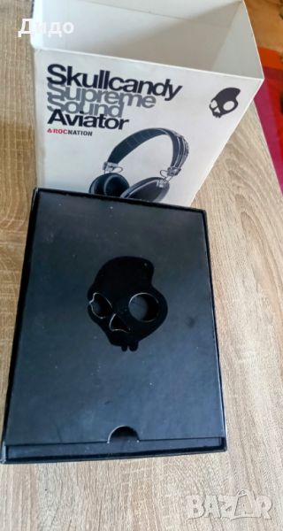 Слушалки "Skullcandy Aviator ROCnation" (Black Chrome), снимка 1