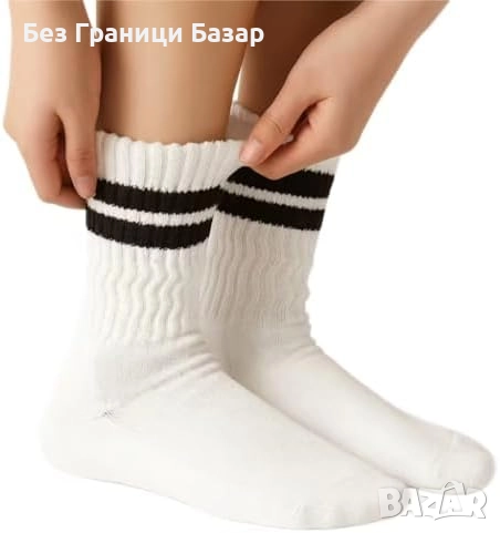 Нови унисекс Класически ромбоидни чорапи за мъже и жени – елегантен дизайн, снимка 1