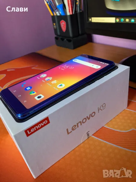 Смартфон Lenovo K9 Blue, снимка 1